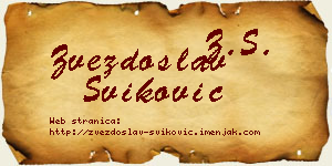 Zvezdoslav Šviković vizit kartica
